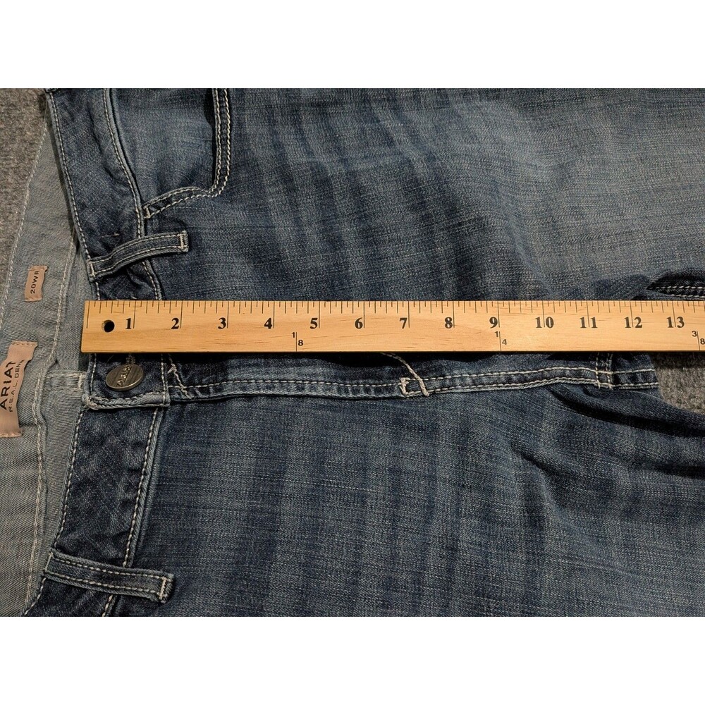 Ariat Jeans Womens 20WR (38x32) Perfect Rise Trouser Denim Western Blue - Picture 6 of 8